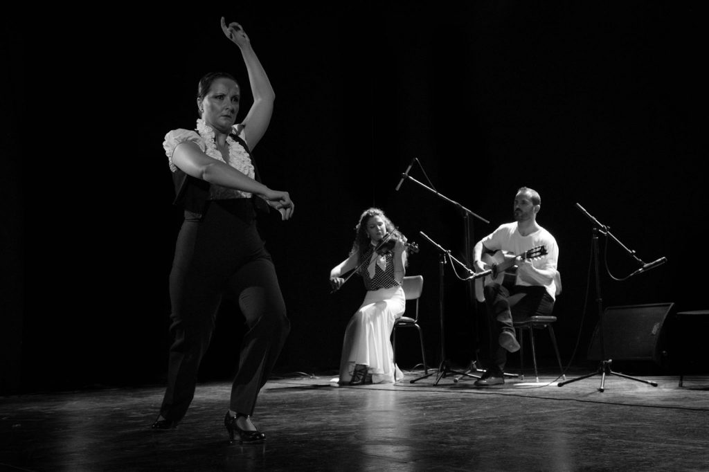 Violín flamenco como voz principal