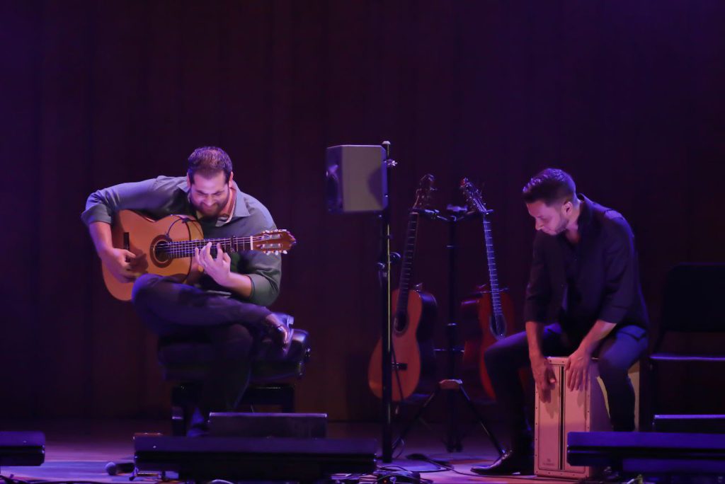 Fusión entre flamenco y música oriental o árabe espectáculo