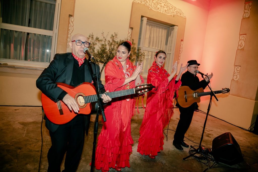Espectáculo flamenco para THE GRAND FIESTA EVENT para DIGITAIN en Finca Mas Solers.