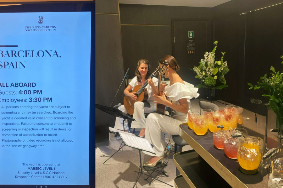 Flamenco y lujo se combinan en una noche inolvidable en el Puerto de Barcelona, organizada por Perfect Cartel, en el marco de la regata preliminar de la America's Cup.