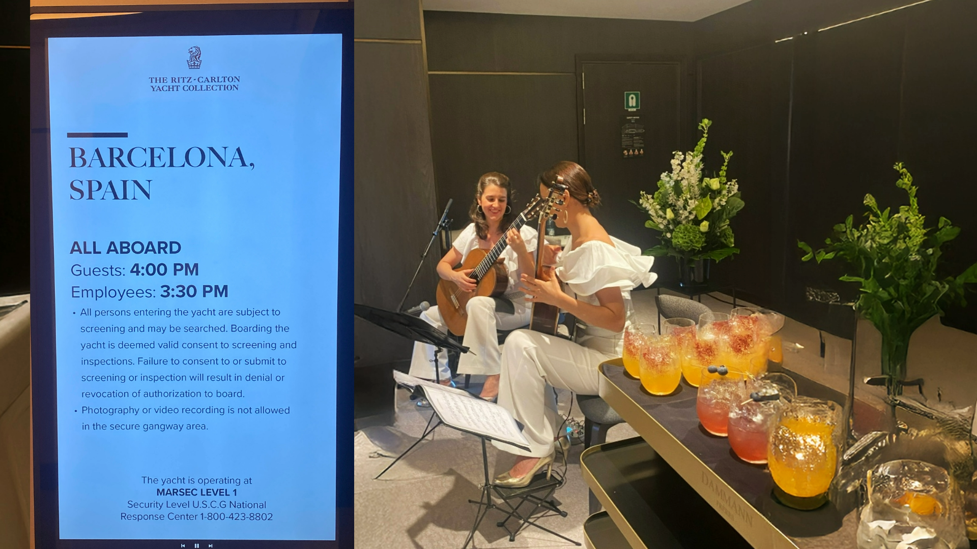 Flamenco y lujo se combinan en una noche inolvidable en el Puerto de Barcelona, organizada por Perfect Cartel, en el marco de la regata preliminar de la America's Cup.